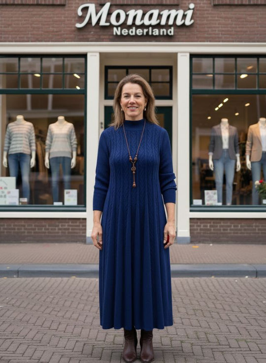 SUZANNA | WARME JURK MET ELEGANT PATROON