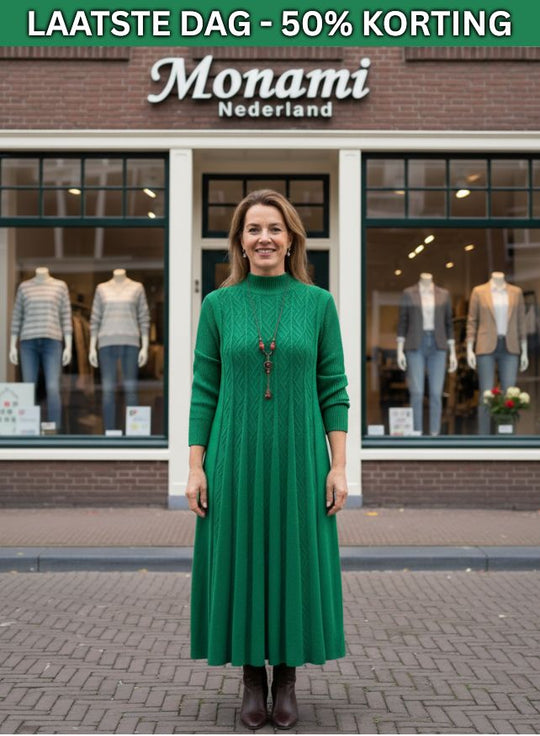 SUZANNA | WARME JURK MET ELEGANT PATROON