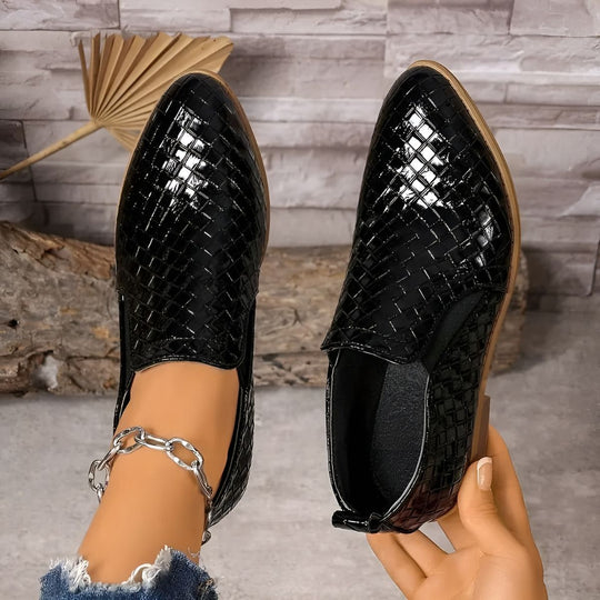 MYRTHE | ELEGANTE OXFORD HAKKEN IN LEDER