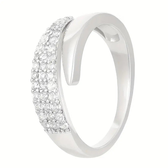 LUMIÈRE | ELEGANTE GOUDEN RING MET FONKELSTENEN (1+1 GRATIS)