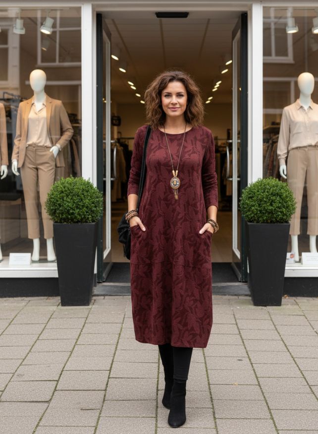 MADDY | WARME WINTERSE JURK MET ELEGANTE SNIT