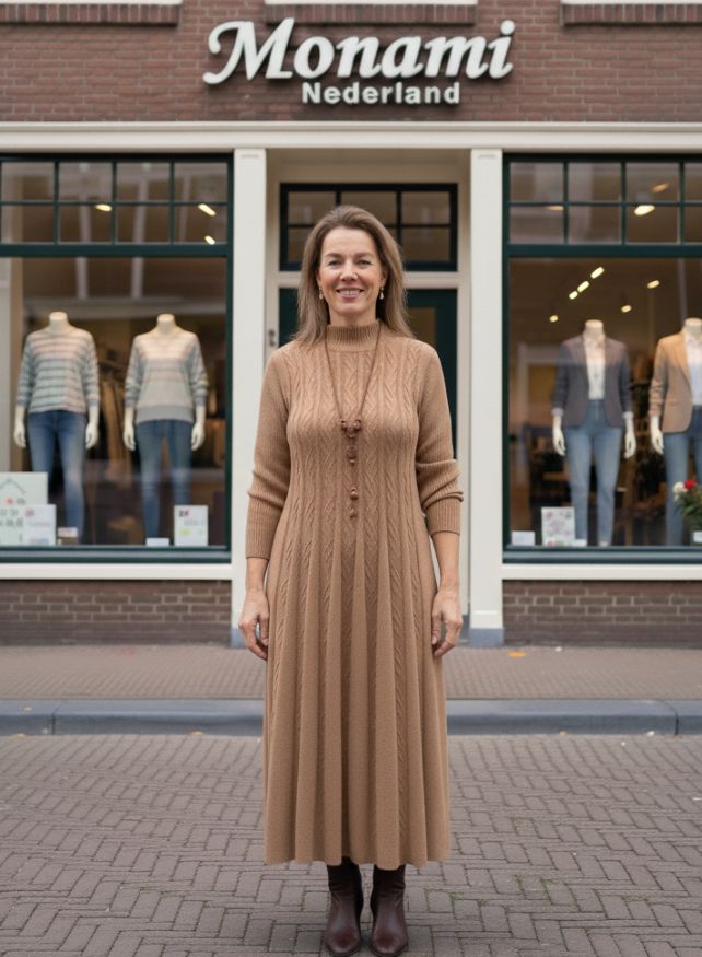 SUZANNA | WARME JURK MET ELEGANT PATROON