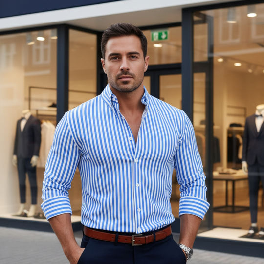 JULIEN | COMFORTABEL HERENOVERHEMD MET STIJLVOLLE LOOK