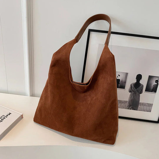 LUCIA | SUEDE TOTE BAG