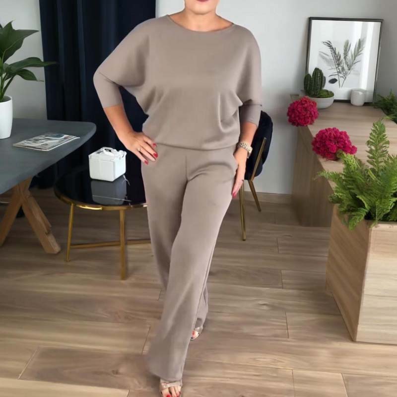 MALIA | ELEGANTE 3-DELIGE SET MET CARDIGAN, TOP EN BROEK